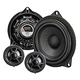 AXTON ATS-B101C – 2-Wege 10 cm Komponenten System, Autolautsprecher kompatibel mit BMW Fahrzeugen, 60 W RMS, 1 Paar