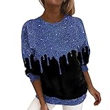 Helena Vera Longshirt Damen weiß Lange Shirts Damen t-Shirt Weihnachten Damen Damen Oberteile Langarm Kevin Tshirt Damen Damen Pullover top y2k L