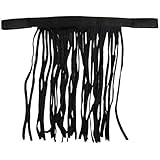 FLIEGENSTIRNBAND FLIEGENFRANSEN NEU HKM 5790 schwarz WB gleich Full