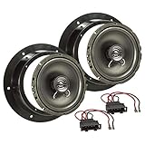 tomzz Audio 4057-004 TA16.5-Pro Lautsprecher Einbauset kompatibel mit VW Golf 5 V Passat 3G Touran Caddy Tür vorne 165mm Koaxial System
