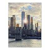 artboxONE Ravensburger-Puzzle XXL (1500 Teile) Städte New Yorker Ende des Tages