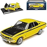 Opel Manta A GT/E Gelb Schwarz 1970-1975 1/18 Norev Modell Auto