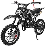 Actionbikes Motors Crossbike Delta 49 cc | 2-Takt 49ccm Motor bis ?? km/h - Motorrad - Pocket Bike - Dirt Bike - Motocross - Pocketbike - Motorsport - Dirtbike - Enduro (Schwarz)