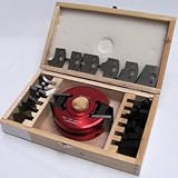 Universalfräskopf Set Profilmesser Profilfräser Fräskopf 7 Messer in Holzkiste