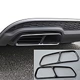 Auto Auspuffblende Auspuff Blende Edelstahl Auspuff Abdeckung FüR A6 A7 C7 2016-2018 Auspuffblenden Endrohre Blenden Car Styling Externes ZubehöR