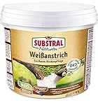 Naturen Bio Weißanstrich, Baumanstrich zum Weißen von Bäume gegen Frostschäden an Obst und Ziergehölzen, 1 Liter