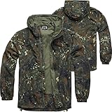 BWuM Windbreaker Sommer mit Zipper, Größe:L, Farbe:Flecktarn