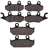 Cnornus Bremsbeläge Vorne und Hinten für Suzuki AN 400 AN400 Burgman Skywave 400 ABS 2007-2013 AN 250 Skywave Typ M 2007-2008