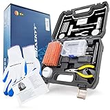 60 tlg. Profi Reifen-Reparatur-Set I Pannenset PKW - LKW - Motorrad - Bagger - QUAD - ATVs - Traktor - Auto I Reifen-Flick-Set I Reifen Flickzeug