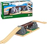 BRIO World 33391 Einsturzbrücke - Ergänzung für die BRIO Holzeisenbahn - Empfohlen ab 3 Jahren