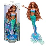 Mattel Disney Arielle Puppe - Die kleine Meerjungfrau, inspiriert vom Film The Little Mermaid, Meerjungfrau Spielzeug, beweglich, Disney Geschenke, Spielzeug ab 3 Jahre, HLX08
