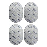 4er Set ovale Elektroden-Pads - kompatibel mit EMS- & TENS-Geräten von Panasonic