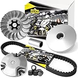 Area1 Variomatik-Set mit Keilriemen für Motorroller mit 50ccm 2T Motor. Kompatibel mit Aerox Neos Jog Nitro Ovetto Mach Booster, bis 2000