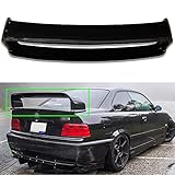 SWLTCT Heckspoiler FüR BMW E36 Series 3 Coupe M3 GT Style 1990-2002, Kofferraum-Hecklippe, Abs-Material, Heckspoiler, FlüGellippe, AutozubehöR