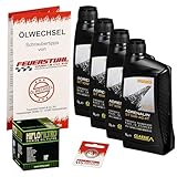 Öl & Ölfilter für Honda CB 1100 X11, 2000-2003 (SC42), Ölwechsel Set, Classic 10W-40 Motoröl + HiFlo Filter + Dichtring(e)