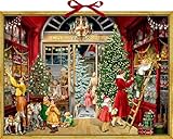 Wand-Adventskalender – Nostalgischer Weihnachtsladen