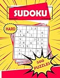 Sudoku Hard 500 Puzzles: Sudoku Puzzle Book - 500 Puzzles and Solutions - Hard Level - Volume 3. Tons of Fun for your Brain!
