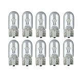 INION 10x Stück – W3W - T10-12V - 3W - W2.1x9.5d KFZ Beleuchtung Glühlampe Glassockellampe Glühbirne Soffitte Autolampen