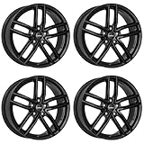 4x Dezent Felgen Alufelgen TR black 7.0Jx17 ET38 5x112 kompatibel mit Jeep Cherokee Compass Renegade