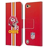 Head Case Designs Offizielle NFL Helm Kansas City Chiefs Logo Leder Brieftaschen Handyhülle Hülle Huelle kompatibel mit Apple iPod Touch 5G 5th Gen