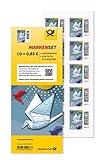 10 Stück 0,85 EUR 85 Cent postfrische Selbstklebende Briefmarken | Frankaturware Markenset Zufällig ausgewähltes Motiv + Heartforcards® Versandschutz