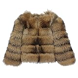 OFTBUY Echt Fuchs Pelz Mantel Winter Jacke Frauen Natürliche Waschbären Pelz Oansatz Hülse Mit Drei Vierteln Dicke Warme Oberbekleidung Streetwear Neue