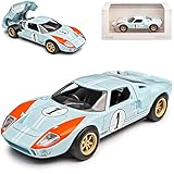 Norev Ford GT40 24H Le Mans 2. Platz 1966 Miles Hulme 1/43 Modell Auto mit individiuellem Wunschkennzeichen