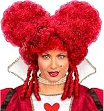 Damen Perücke Barock & Rokoko, rot