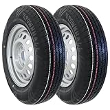 The Drive 2x Komplettrad 155/80R13 84N XL für Pkw-Anhänger & Caravan – Felge 4Jx13 H2 ET30 – Lochkreis 4x100 – Tragkraft 500kg – max. 140 km/h – hochwertige Ersatzräder für Autoanhänger