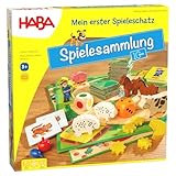 HABA Mein erster Spieleschatz - Große Spielesammlung für Kinder ab 3 Jahren – 10 Klassische Spiele: Memory, Lauf- & Farbspiele – 1004278001