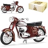 IXO Jawa 354-04 Rot Braun DDR Atlas Collection 1/24 Modellcarsonline Modell Motorrad