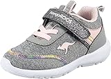 KangaROOS Mädchen Ky-chummy Ev Sneaker, Vapor Grey Frost Pink 2063, 24 EU