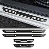 GSXOZCET 4 Stück Auto Einstiegsleisten Schutz für Ford Capri EV 2024 2025 Edelstahl Einstiegsleisten TüRschweller Schutz Leisten, Auto Zubehör Zierleisten,D