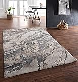 Mia´s Teppiche Teppiche Mira Wohnzimmerteppich Beige/Grau 160x230 cm Frieze, 28066 795-Beige Grey 160x230