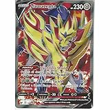 Zamazenta V 196/202 Full Art Ultra Rare Pokemon Karte Schwert & Schild + TitanCards® Toploader
