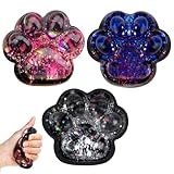 3 Stück Cat Paw Squishy, Squishy Pfote, Katzenpfoten Squishy, Süße Weiche Katzenpfoten Quetschspielzeuge, Squishy Katze Pfote, Cat Paw Squeeze Toy, Stressabbau Fidget Toys für Kinder und Erwachsene