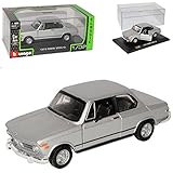 B-M-W 2002 Tii 2002tii 1972 Silber Grau 1/32 Bburago Burago Modellauto Modell Auto