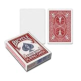 Bicycle Spiel 54 Karten Tarot rot - weißes Gesicht
