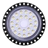 Blivrig 50W Led UFO Industrielampe,Werkstatt Hallenbeleuchtung kaltweiß 6500K,UFO Werkstattlampe LED High Bay Licht Hallenstrahler Licht für Werkstätten und Fabrikhallen Industrie(1PCS, 50W)