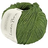 LANA GROSSA Solo Lino | Leinen-Look | Handstrickgarn aus 80% Leinen Viskose & 20% Leinen | 50g Wolle zum Stricken & Häkeln | 120m Garn FB74