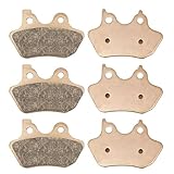 Mabutingti Vorder und Hinter bremsbeläge Sintered für Harley Davidson Softail Dyna Electra Glide Heritage Fat Boy Night Train Road Glide Road King Street Glide 2000-2007