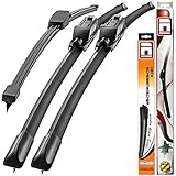 Recambo SCHEIBENWISCHER VORNE + HINTEN kompatibel für VW CADDY III | BJ 2004 - 2015 ( 3er Set: 600mm / 475mm / 400mm )