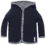 Noppies Baby - Jungen B Cardigan Jersey Rev Joke Strickjacke, Navy, 74 EU