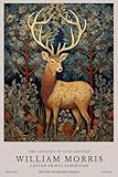GYTRI CGFHJ William Morris Poster William Morris Drucke Wandkunst Bild William Morris Leinwand Gemälde 《Das Reh im Wald》 Für Home Decor 50x70cm ungerahmt