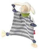 sigikid Mädchen und Jungen, Schnuffeltuch Schaf Schön, Baby-Kuscheltuch grau/bunt, 41955