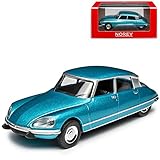 Citroen DS23 Pallas Limousine Blau Metallic 1972-1975 1/64 Norev Modell Auto mit individiuellem Wunschkennzeichen