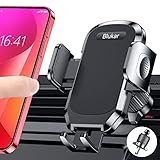 Blukar Handyhalterung Auto Handyhalter fürs Auto Lüftung mit 2022 Upgraded Hook Clip und EIN-Knopf-Release, 360° Drehbar KFZ Handy Halterung Auto Kompatibel mit iPhone/Galaxy/Huawei/Xiaomi usw.