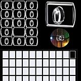 60 Stück Mini Klare Haken zum Verzieren, Urlaubslicht Haken, Clip für Lichterketten, Multifunktion Dekoration zum Aufhängen von Clips für Zuhause, Schule Draussen (Größe A)