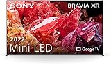Sony XR-85X95K/P BRAVIA XR 85 Zoll Fernseher (Mini LED ,4K Ultra HD,High Dynamic Range (HDR),Smart TV (Google TV),2022 Modell), Titansilber inkl 24 + 6 Monate Herstellergarantie [Energieklasse E]