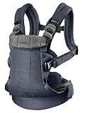 BabyBjörn Babytrage Harmony, 3D-Netzstoff, Anthrazitgrau